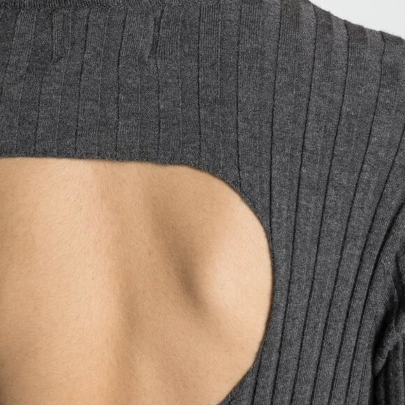 New BIRGITTE HERSKIND Iman Dress - Dark Grey  Size L - Picture 3 of 9